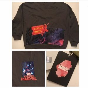 Jupe Vendue Japan Captain Marvel Sweatshirt!